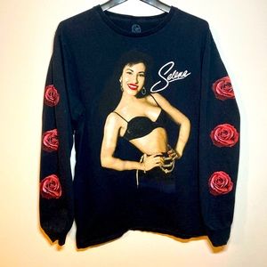 Vintage Selena Quintanilla Long Sleeve Shirt. Unisex. Size Large